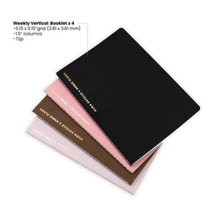 Passport Weekly Vertical 1.5" Insert Bundle | 4 Booklets