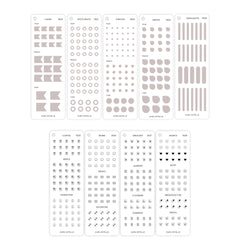 Taupe Sticker Set Without Cover & Screw