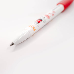 Aura Estelle Kokuyo x Anterique Disney Limited Gel Pen Disney limited edition gel pen tip and barrel artwork close-up