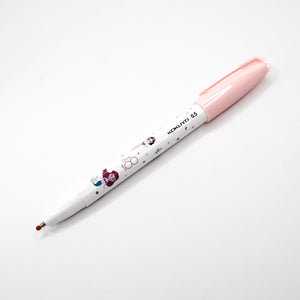 Aura Estelle Kokuyo x Anterique Disney 100 Princess Gel Pen pink cap Disney 100 Princess gel pen angled product shot