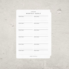 Goals Tip-In (A5 & B6) | Magnet Planner