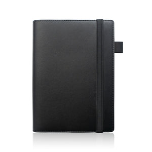 Aura Estelle B6 SKIN planner cover in Black, front view