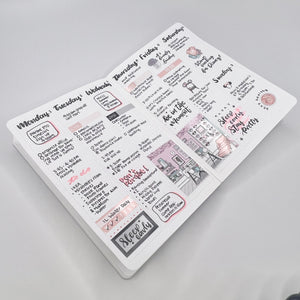 B6 Classic Weekly Vertical Planner | Undated | Tomoe River Paper