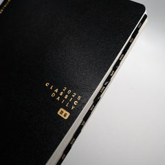 Skinny Tab Stickers Black Gold