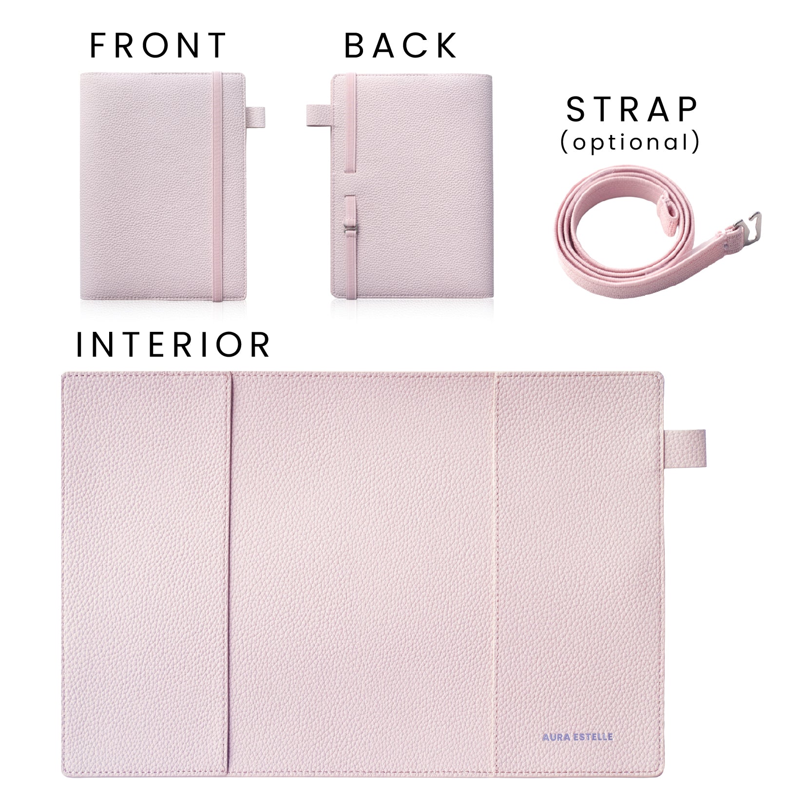 SKIN Planner Cover A5 - Pebbled Pink