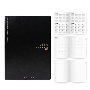 Aura Estelle B6 Classic Daily Planners | 2024 Dated | Tomoe River Paper - mock1copy product photo