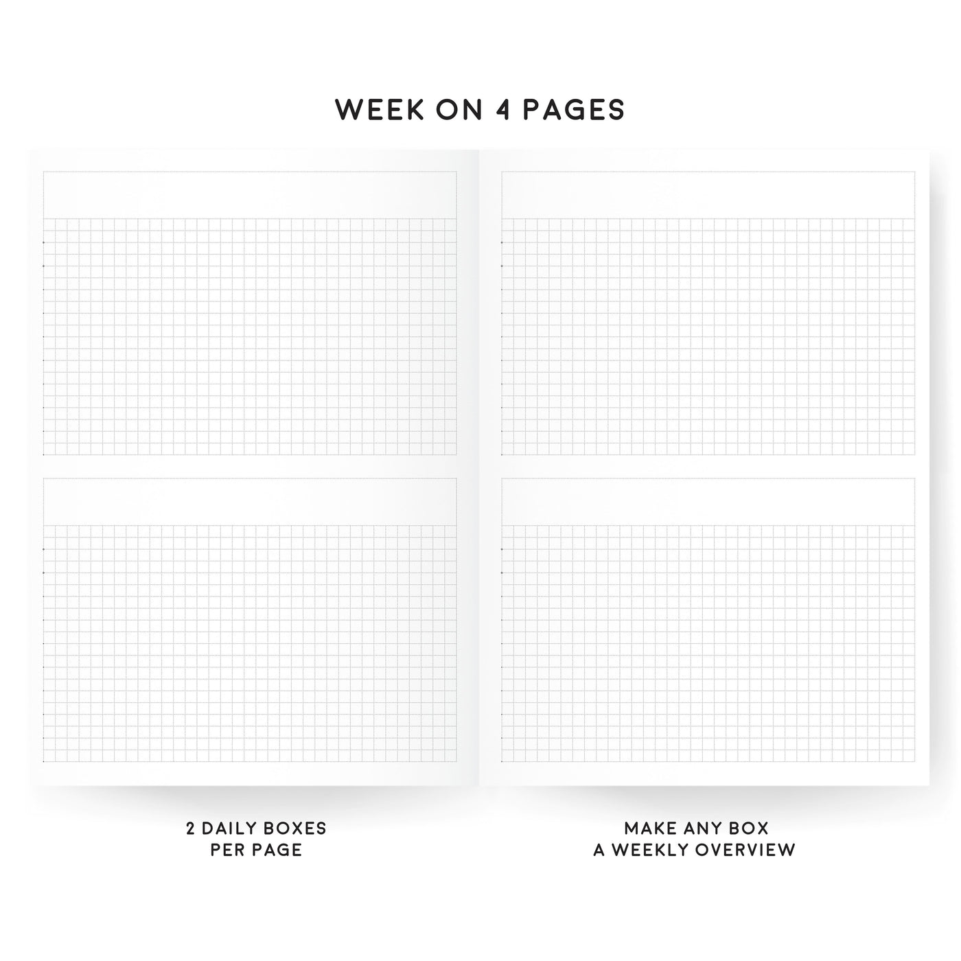 Oops A5 | Classic Weekly Horizontal Planner | Undated | Tomoe River Paper