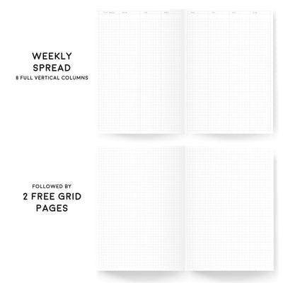 B6 Complete Weekly Vertical Planner | Undated | Tomoe River Paper