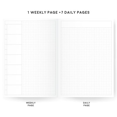 Oops B6 Classic Daily Planner | Undated | Tomoe River Paper