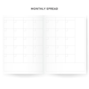 B6 Classic Weekly Vertical Planner | Undated | Tomoe River Paper