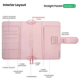 Airy Planner Cover A5 - Sun-kissed Blush