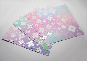 Rainbow Gradient Dashboards Ft. Blossom Pattern A5W 1012