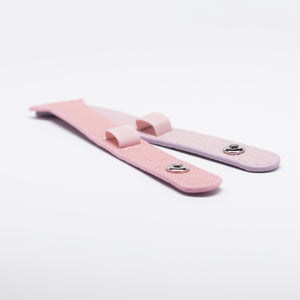 Aura Estelle Exchangeable Strap for Scarlet pair of pink Exchangeable Straps for Scarlet angled view