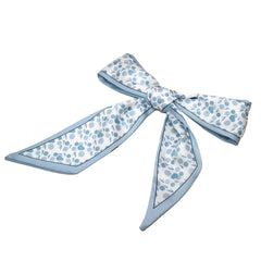 Aura Estelle Twilly Scarf blueberries print tied as a bow