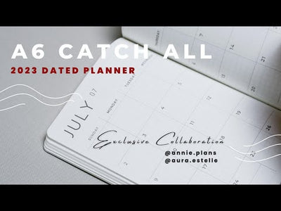 A6 Catch All Planner | 2023 Dated | Tomoe River Paper