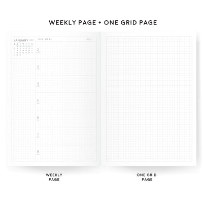 A5 Weekly Essential Planner | 2023 Dated | Tomoe River Paper
