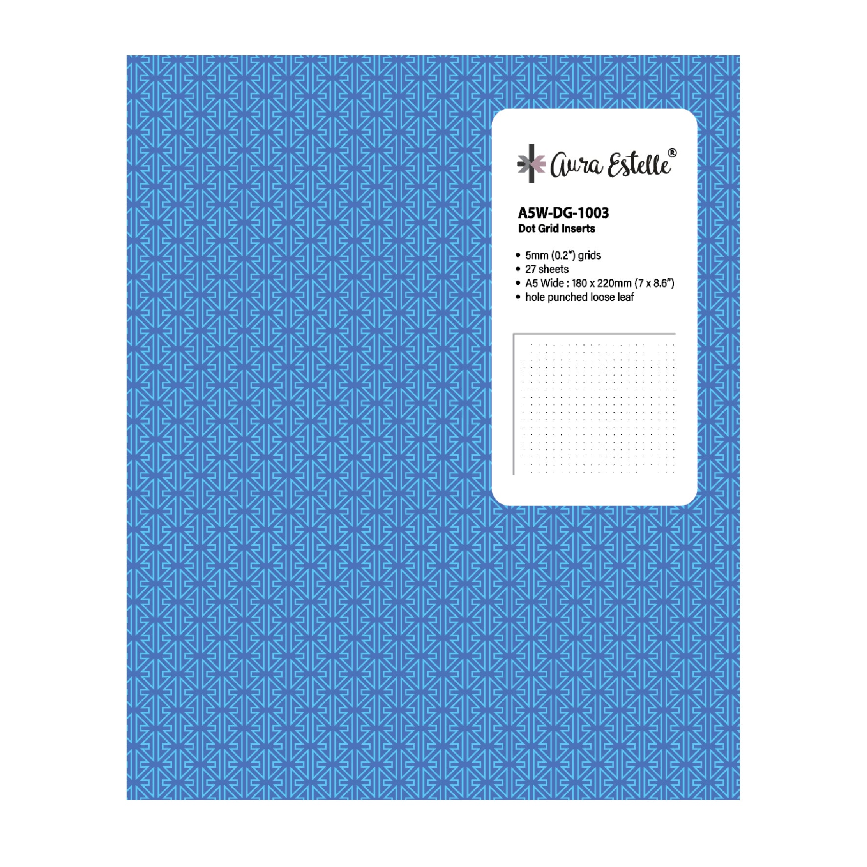 A5W Dot Grid Inserts 1003