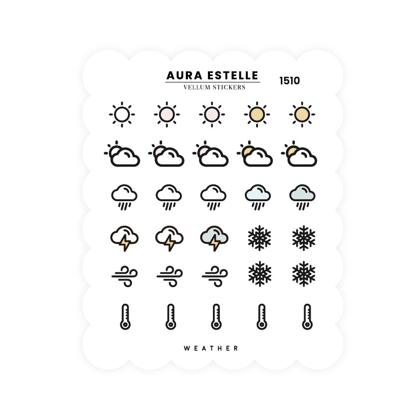 Washi Stickers | Weather