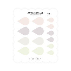 Aura Estelle Washi Stickers | Tear Drops Tear Drops washi sticker sheet product shot