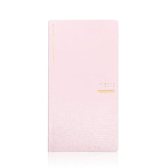 Aura Estelle Simple Grid Companion Notebook Standard pink closed cover
