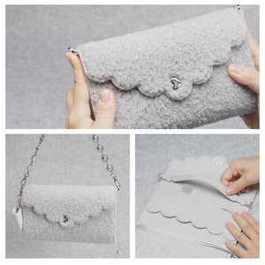 Shearling Planner Cover Weeks - Cream White