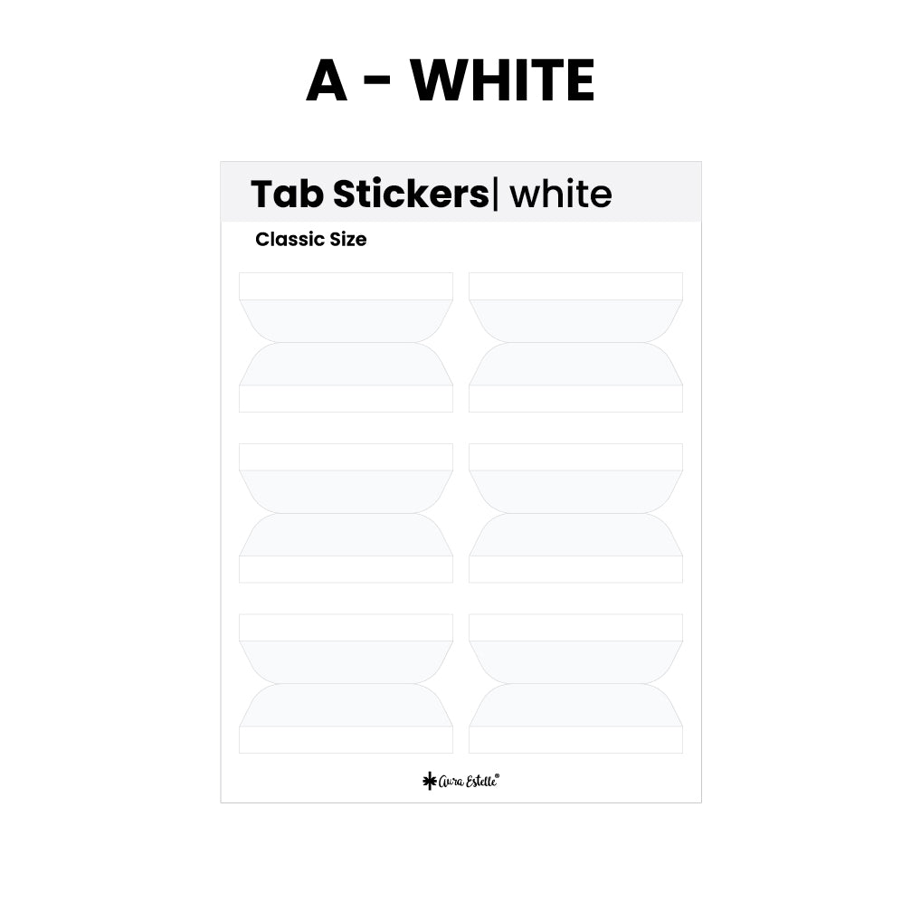 CLASSIC SIDE/TOP TAB STICKERS
