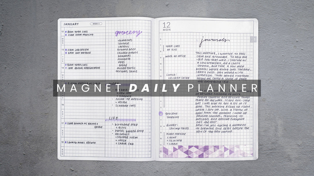 Video: How to use the 2026 MAGNET Daily Planner