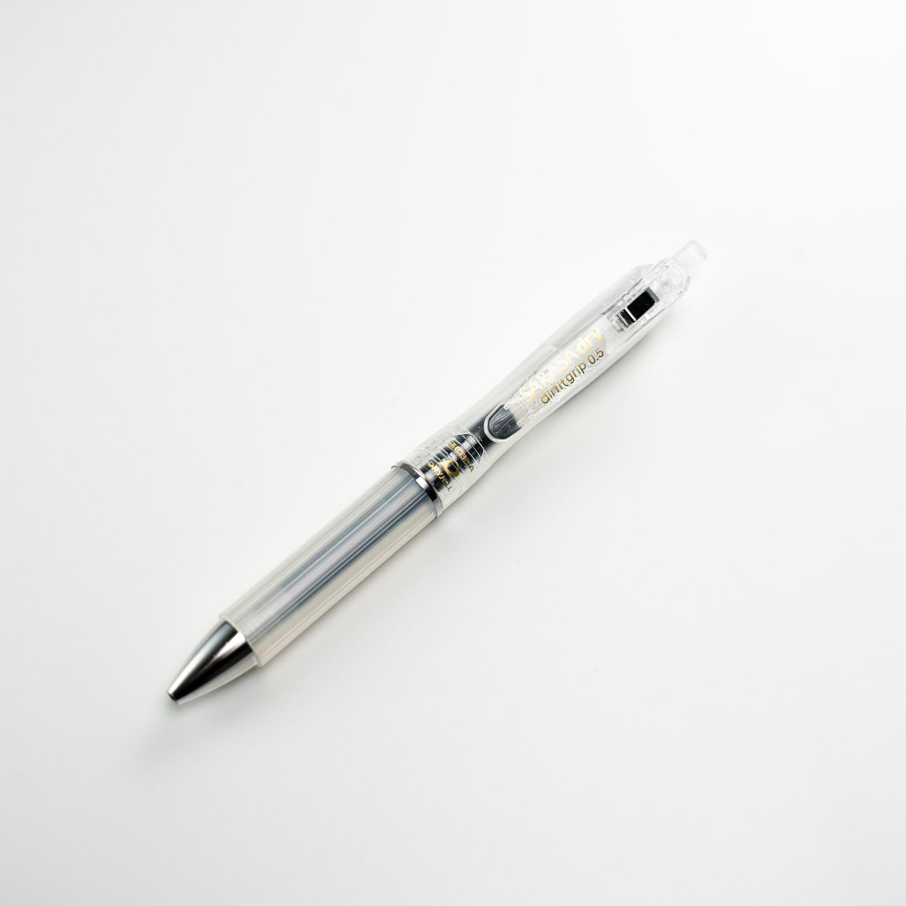 Zebra Sarasa Dry Airfit Grip Gel Pen Black Ink 0.5/0.4mm - Japan Only Edition