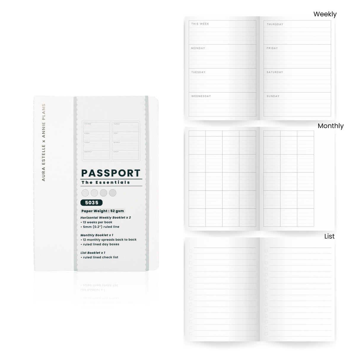 Passport Essential Insert Bundle | Tomoe River Paper – Aura Estelle