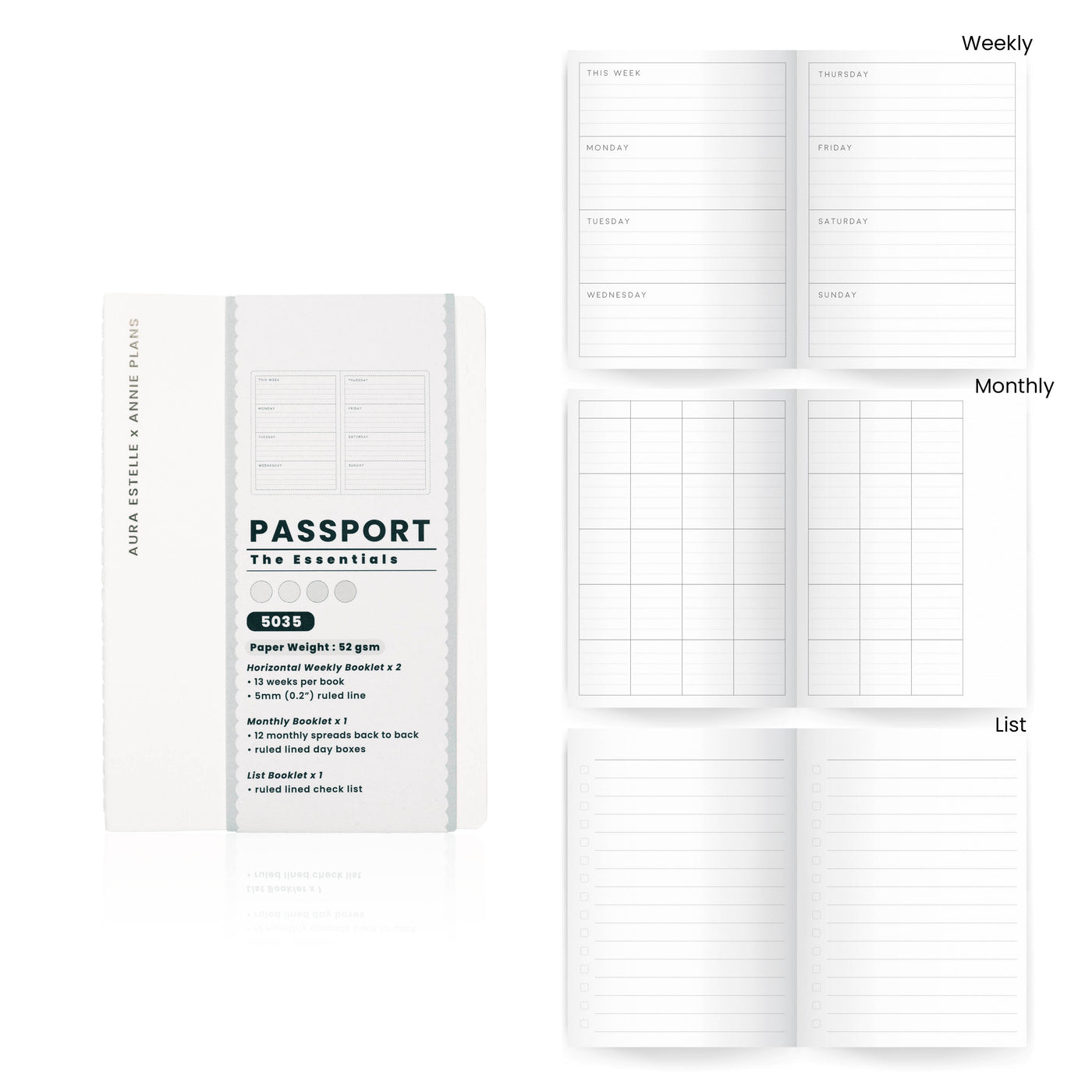 Passport Essential Insert Bundle | 4 Booklets