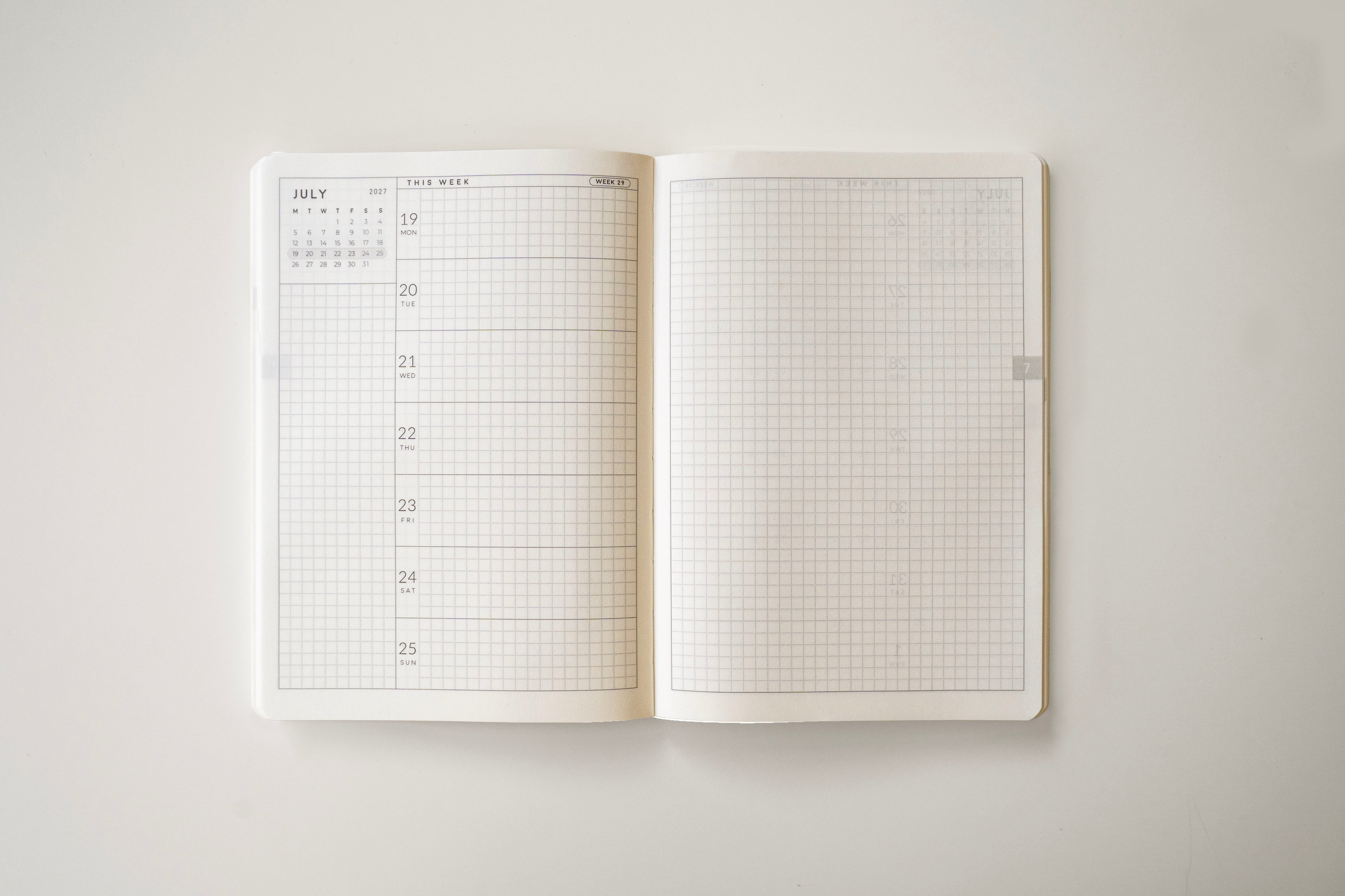 2027 Weekly Horizontal A5 | Magnet Planner