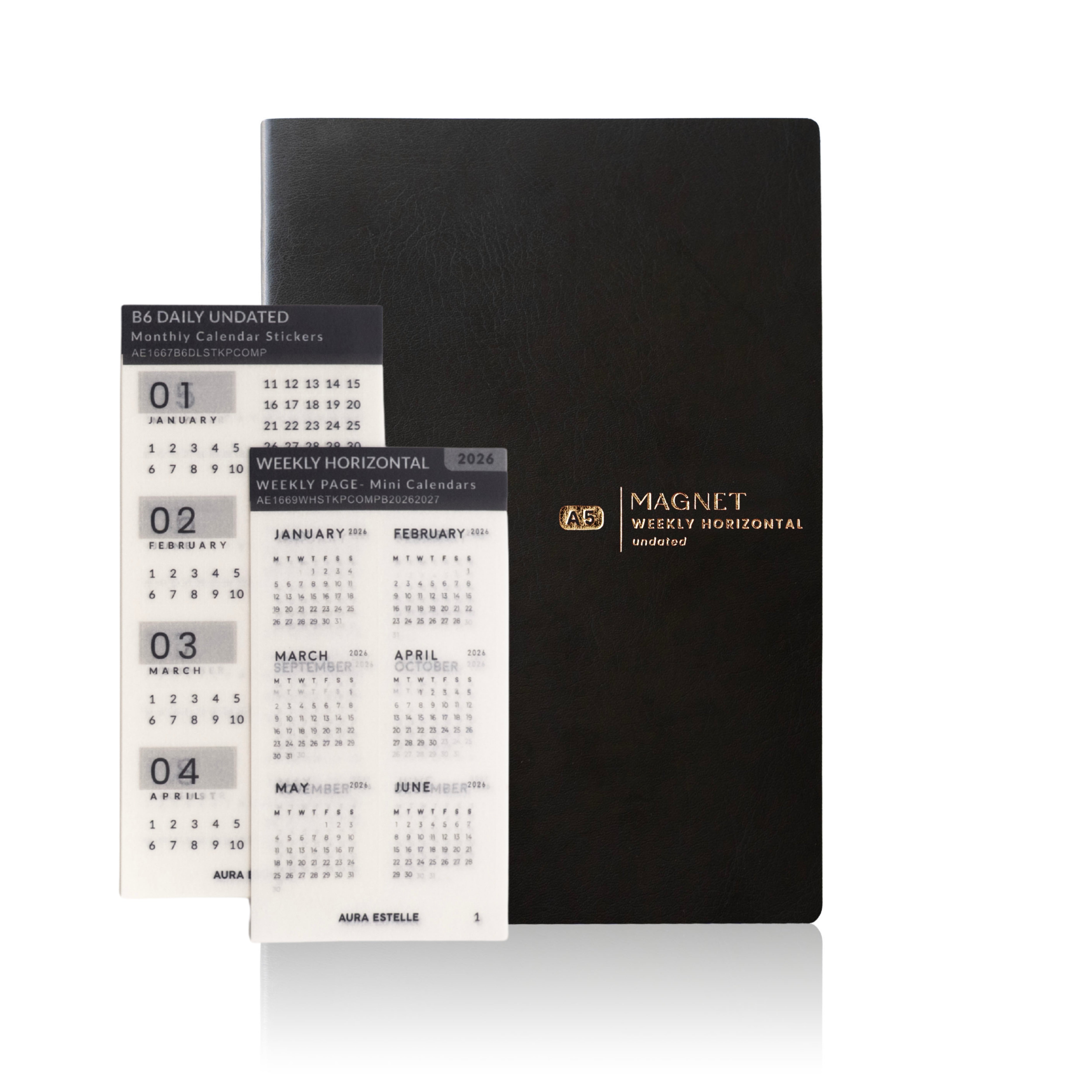 Undated Weekly Horizontal A5 | Magnet Planner alternate product view