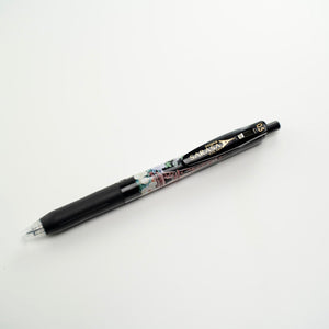 Zebra Sarasa Paris Bloom II Gel Pen — Eiffel Tower Rose Limited Edition (Black Ink)