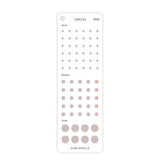 Aura Estelle Functional Sticker Swatch Deck light neutral icon sticker sheet