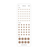 Aura Estelle Functional Sticker Swatch Deck warm neutral icon sticker sheet