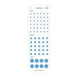 Aura Estelle Functional Sticker Swatch Deck blue icon sticker sheet