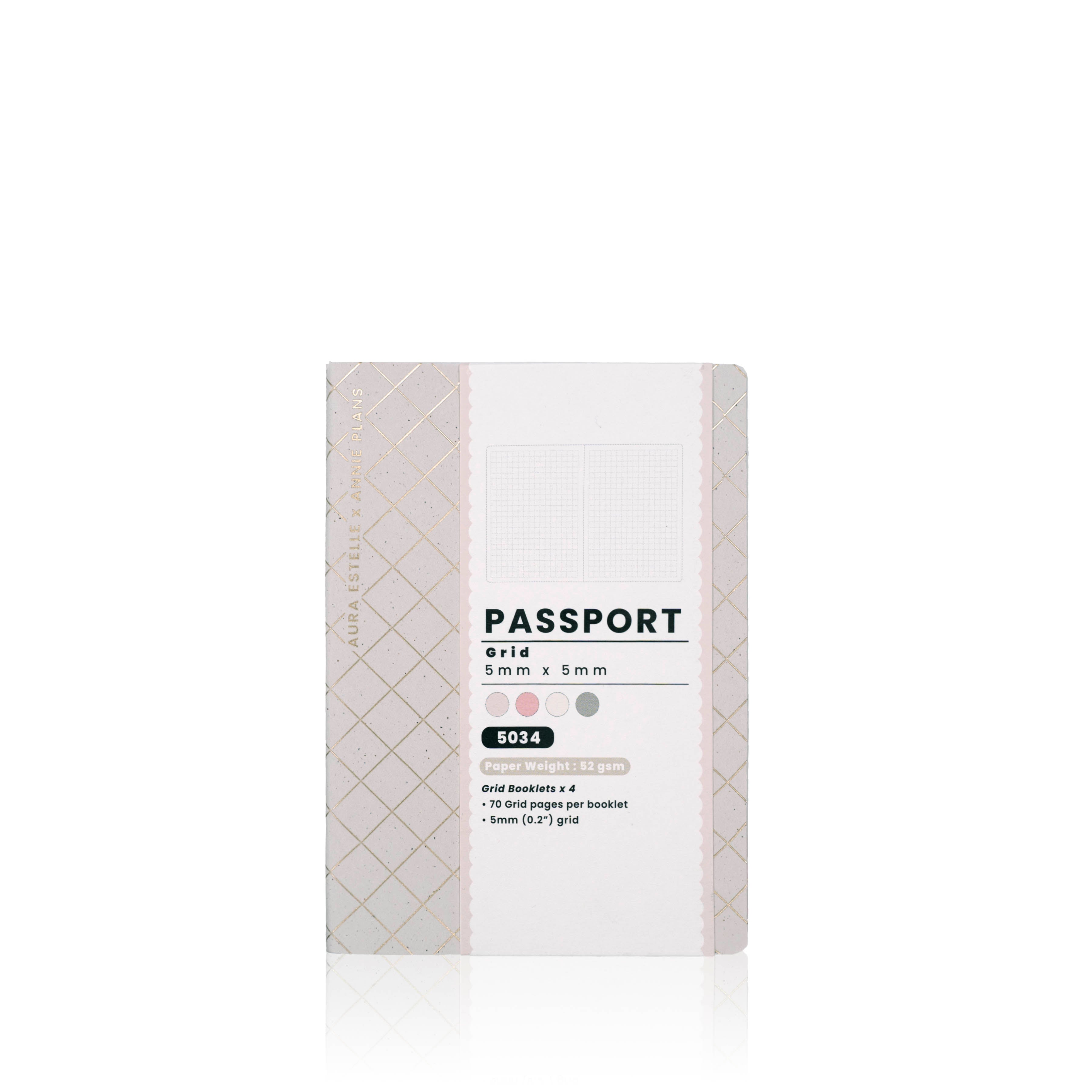 Passport Grid Insert Bundle | 4 Booklets
