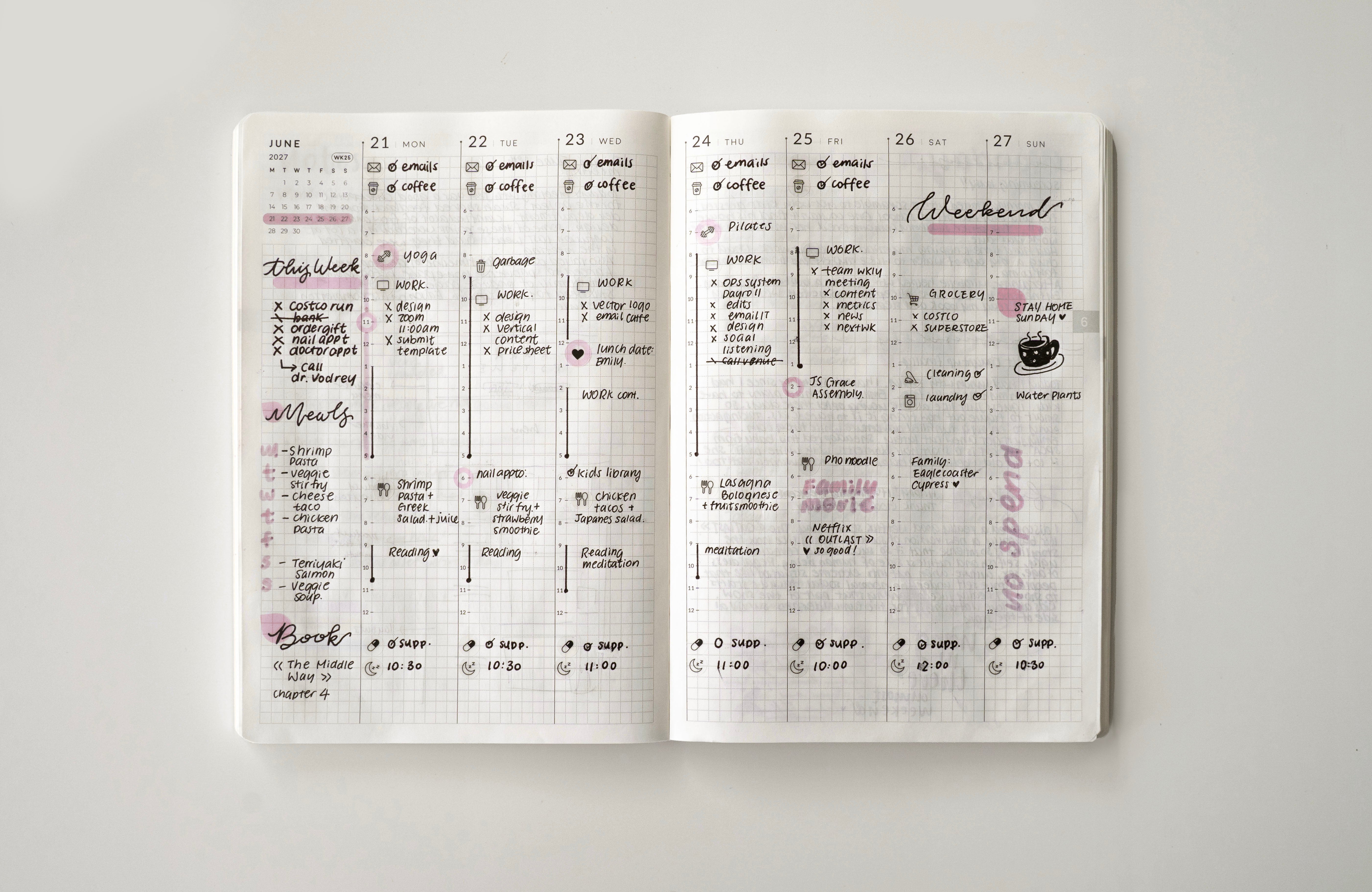2027 A5 Weekly Vertical | Magnet Planner