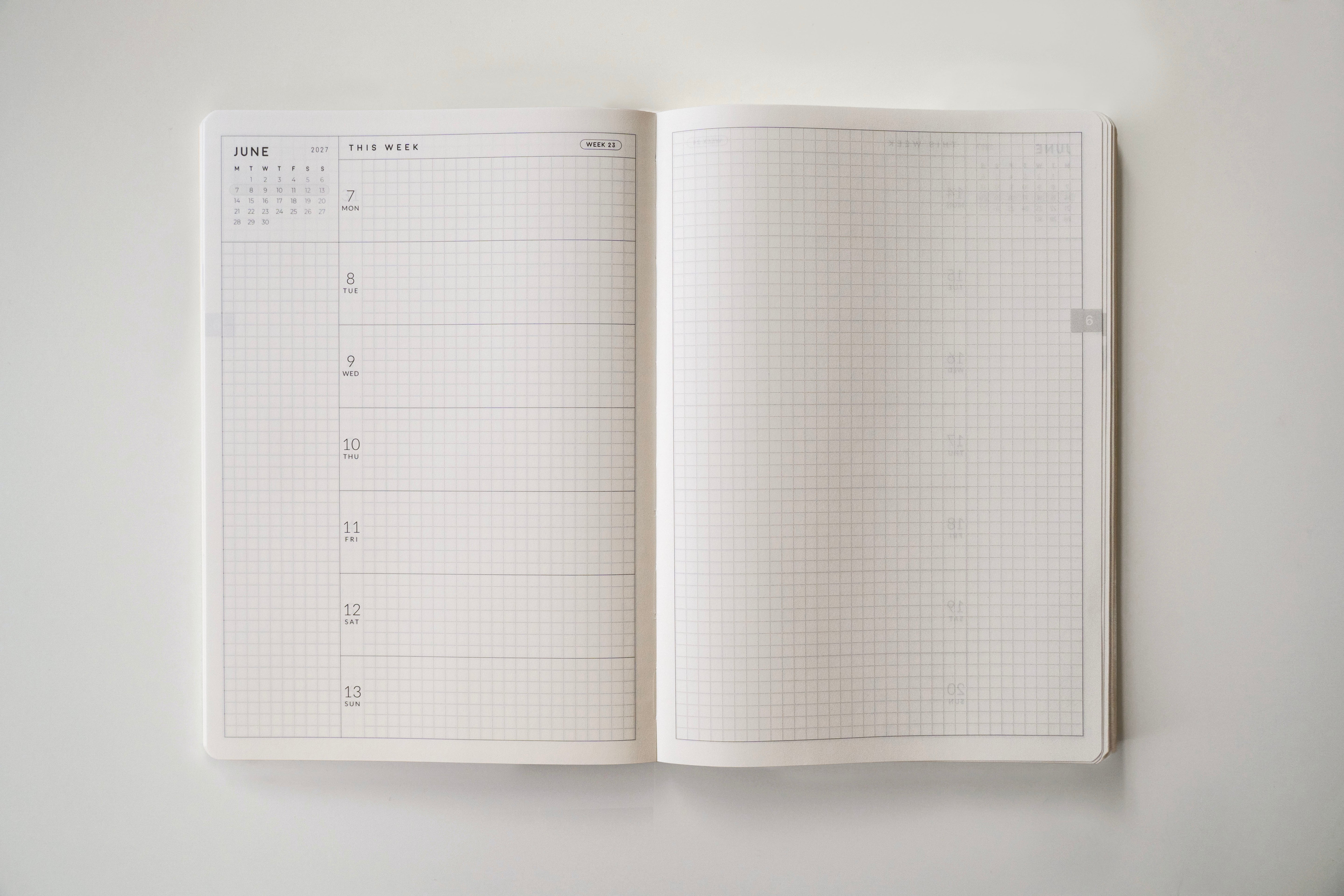2027 Weekly Horizontal A5 | Magnet Planner