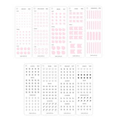 Light Pink Sticker Set Without Cover & Screw