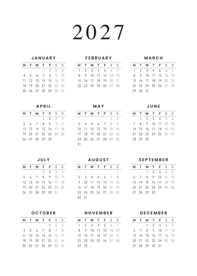 2027 Daily A5 | Magnet Planner page 3