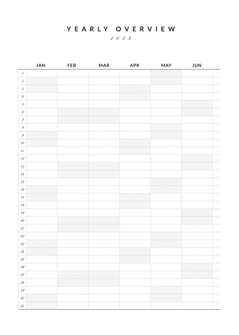 2027 Daily A5 | Magnet Planner page 4
