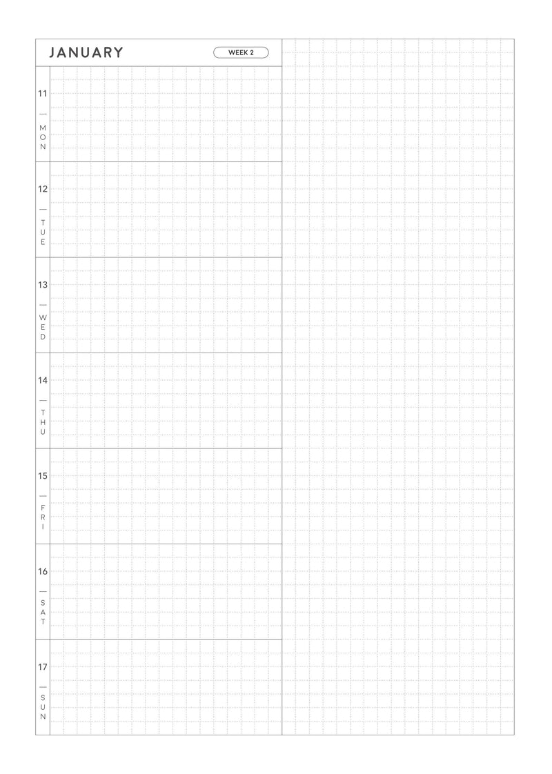 2027 Daily A5 | Magnet Planner page 30