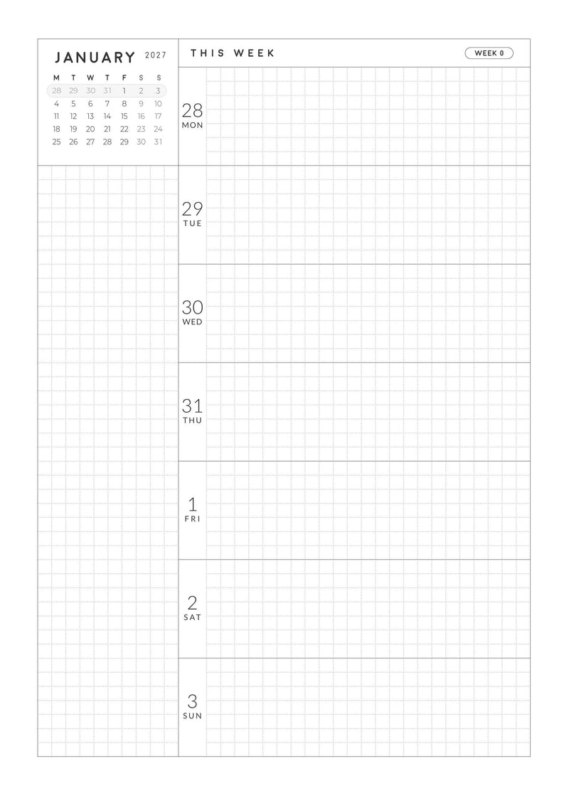 2027 Weekly Horizontal A5 | Magnet Planner page 14