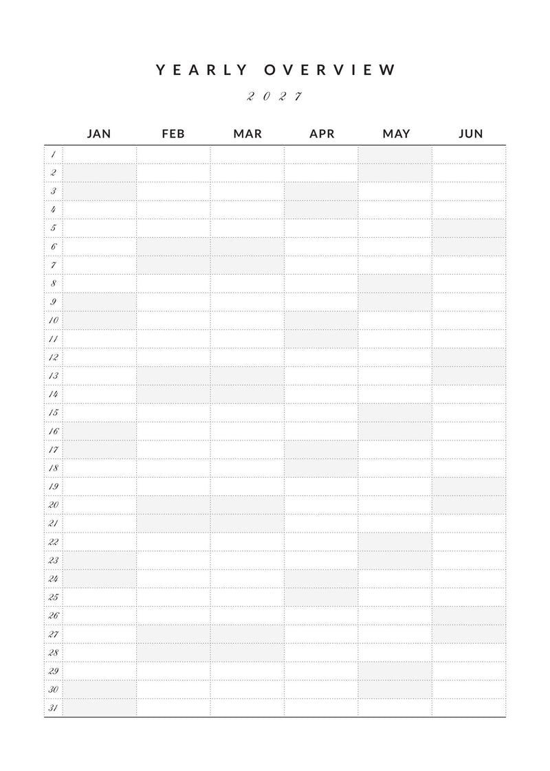 2027 Daily B6 | Magnet Planner page 4