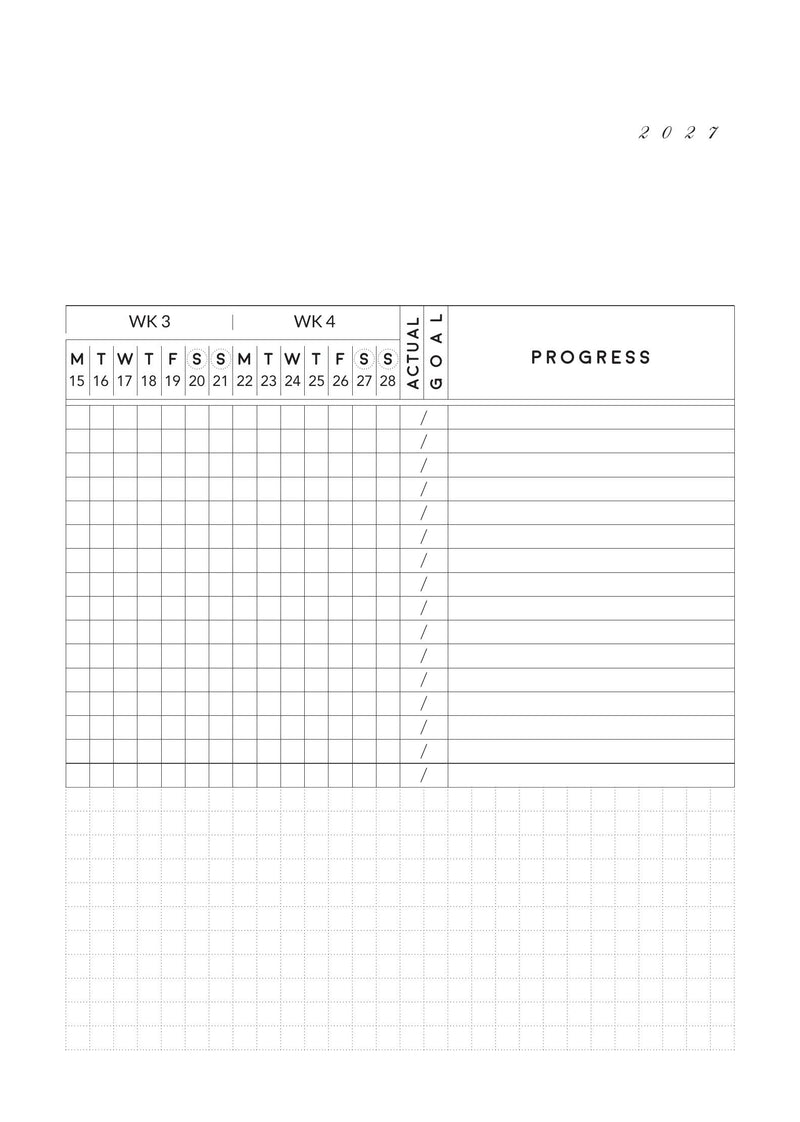 2027 Weekly Horizontal B6 | Magnet Planner page 27