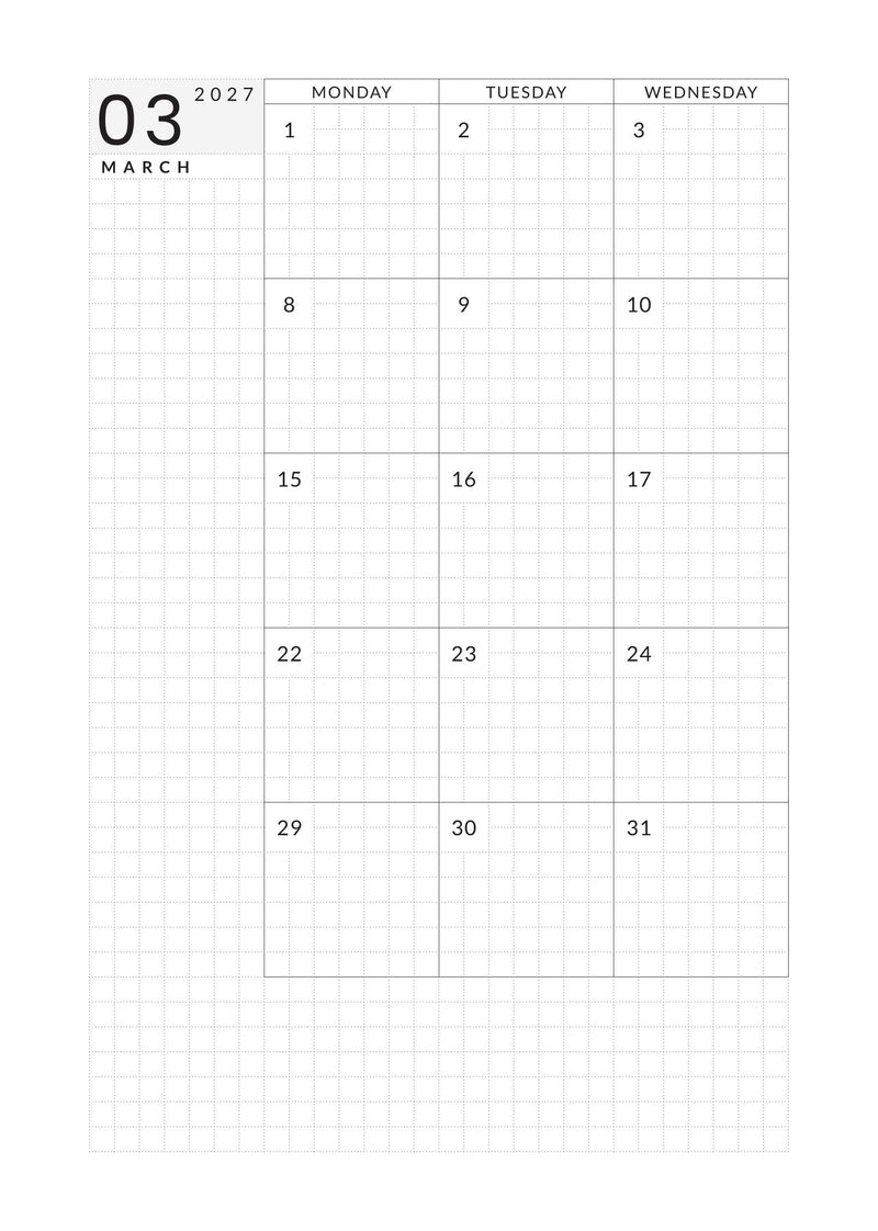 2027 Weekly Horizontal B6 | Magnet Planner page 38