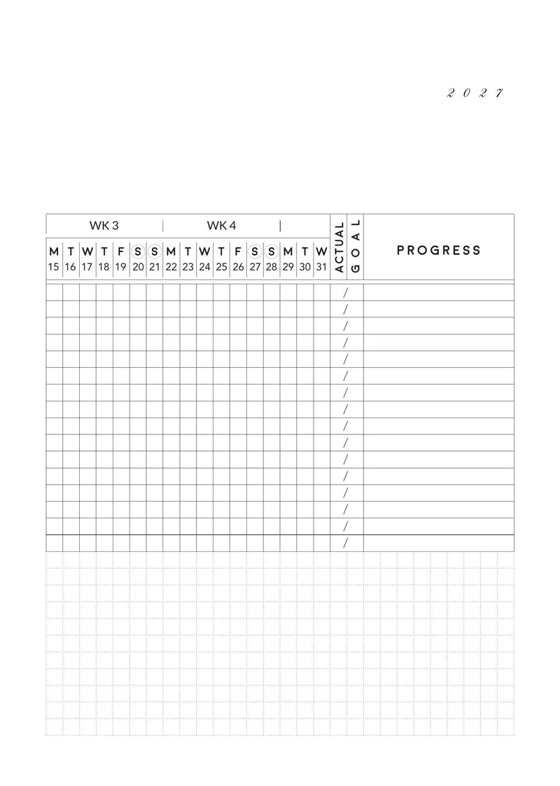 2027 Weekly Horizontal B6 | Magnet Planner page 41