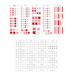 XOXO Sticker Set Without Cover & Screw