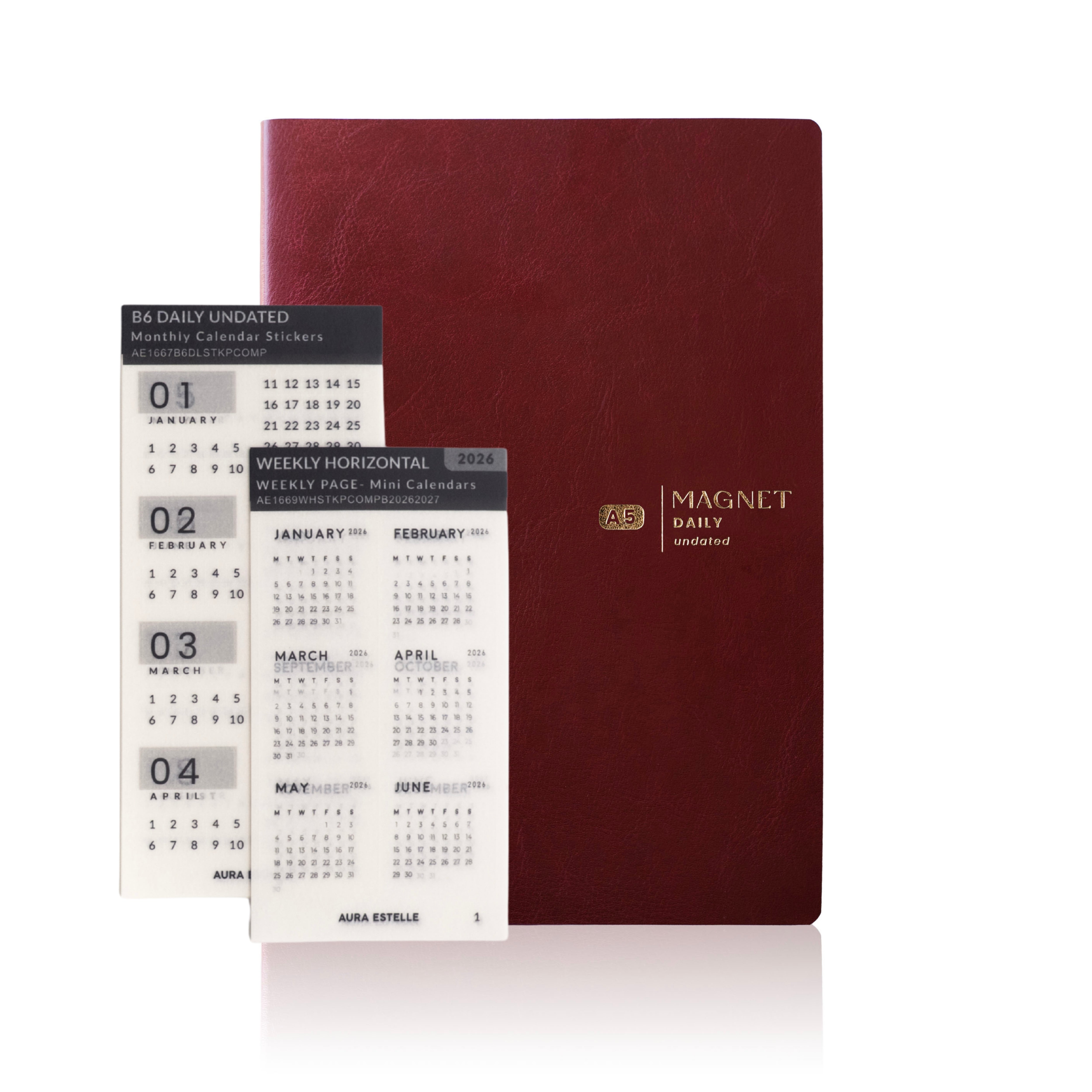 Undated Daily A5 | Magnet Planner